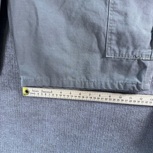 Mens 38 Wrangler Workwear Cargo Shorts Brown Khaki Canvas Ripstop Carpenter 11"‎ - Picture 7 of 9